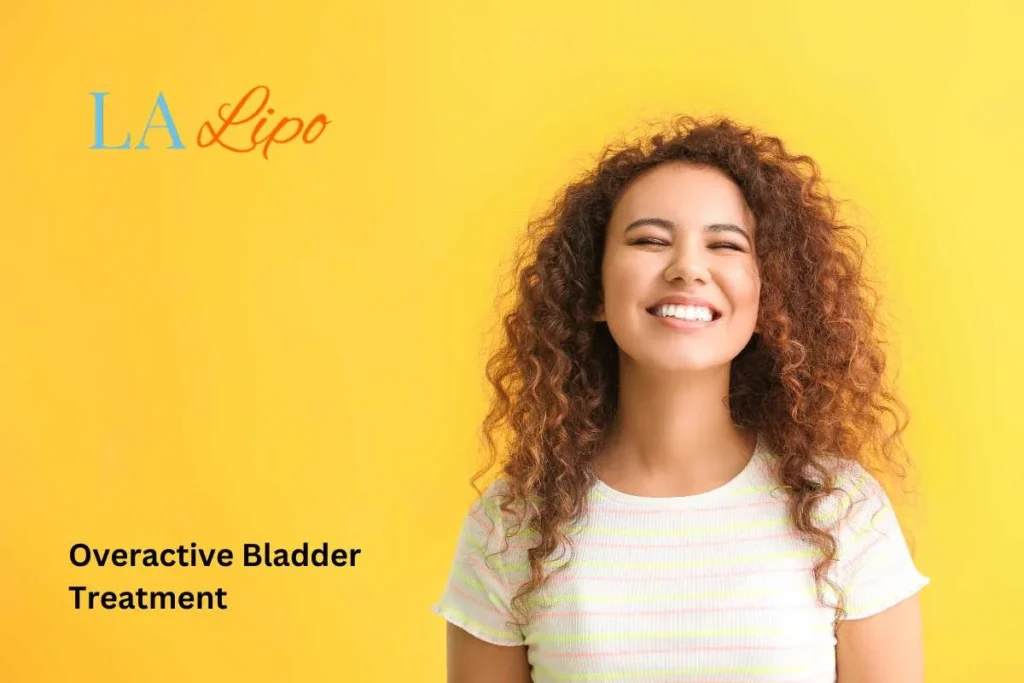 woman smiling about overactive bladder treatment Merseyside solutions